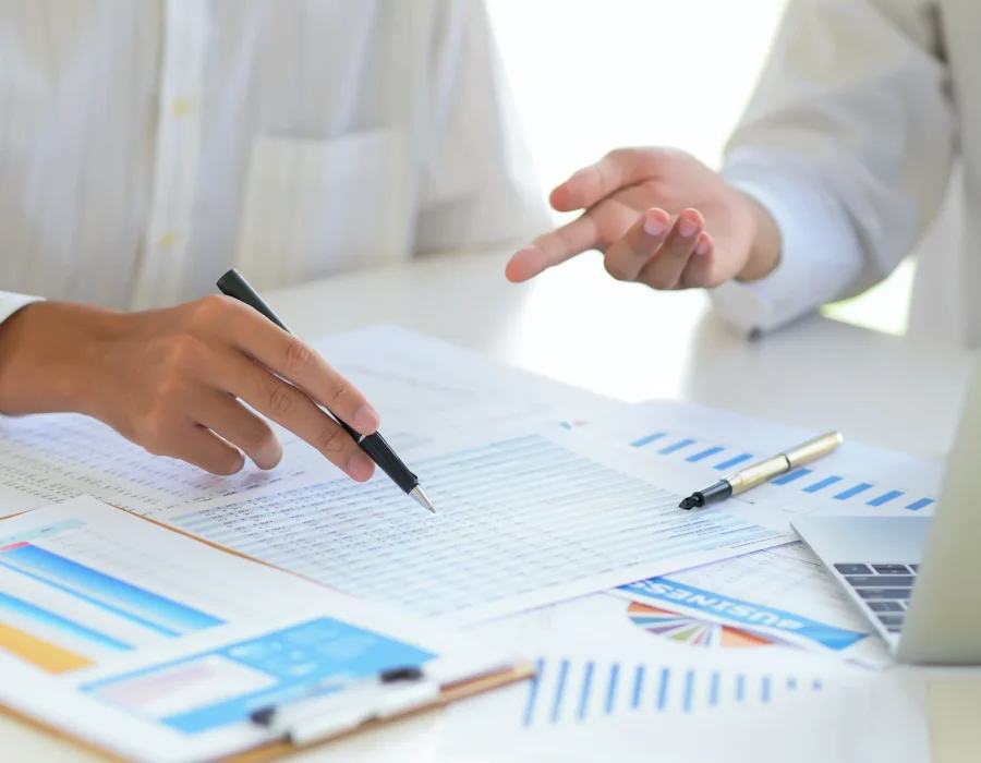 accountant-team-is-currently-evaluating-the-company-situation-to-resolve-impact-of-virus-outbreak-